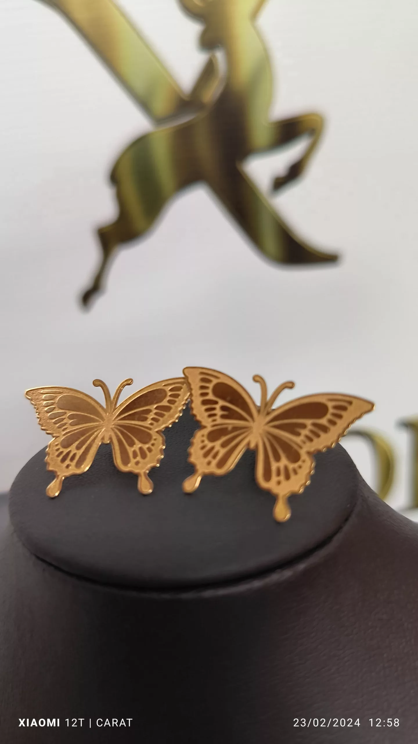 BOUCLES D'OREILLES PAPILLON