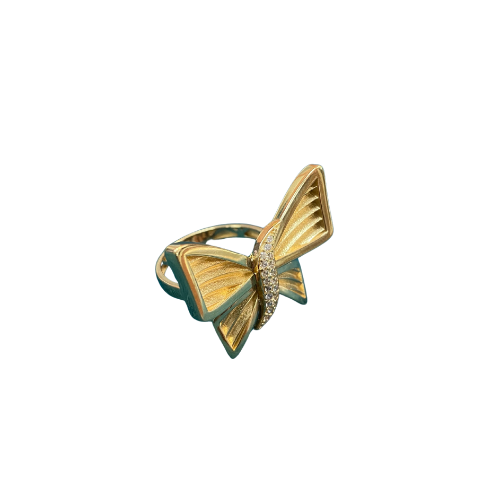 Bague nœud papillon 3D en or 18 carats 5,75 g Luxor Superworld