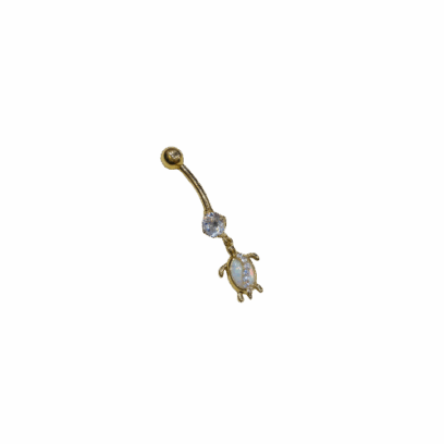 Piercing nombril tortue en or 18 carats 1,43 g Luxor Superworld
