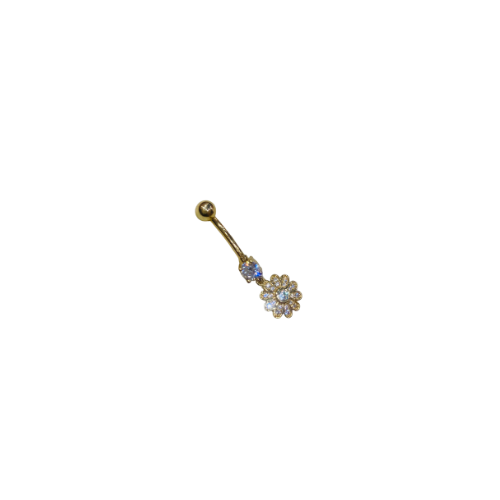 Piercing nombril Fleur en or 18 carats 1,72 g Luxor Superworld