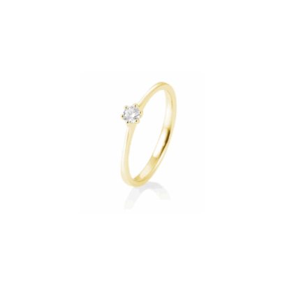 BAGUE SOLITAIRE AVEC PIERRE Or 18 Carats (750/1000) 0.90g
