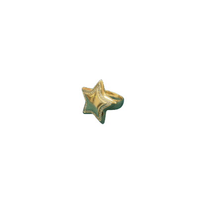 BAGUE ÉTOILE PIERRE Or 18 Carats (750/1000) 5.80g