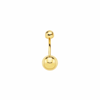 Piercing nombril 2 boules en or 18 carats 0,53 g Luxor Superworld