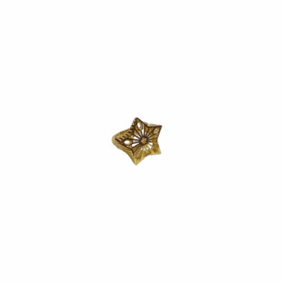 Bague étoile filigrane 23 mm en or 18 carats 4,15 g Luxor Superworld