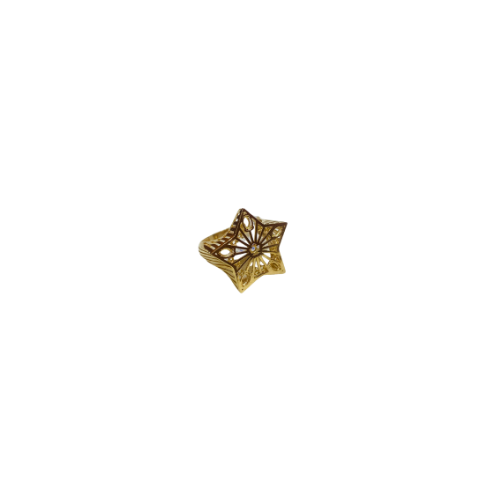 Bague étoile filigrane 23 mm en or 18 carats 4,15 g Luxor Superworld