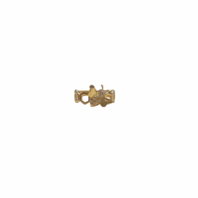 Bague Abeille 10 mm en or 18 carats 2,24 g Luxor Superworld