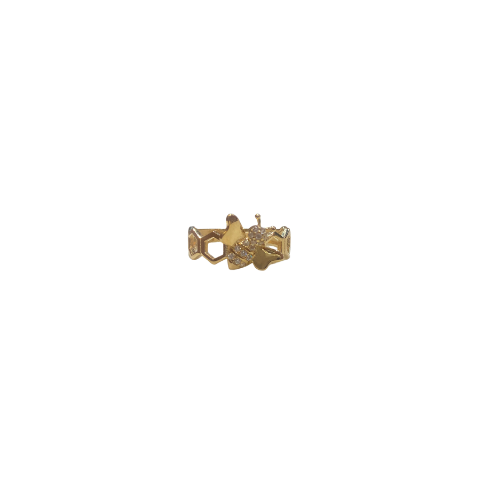 Bague Abeille 10 mm en or 18 carats 2,24 g Luxor Superworld