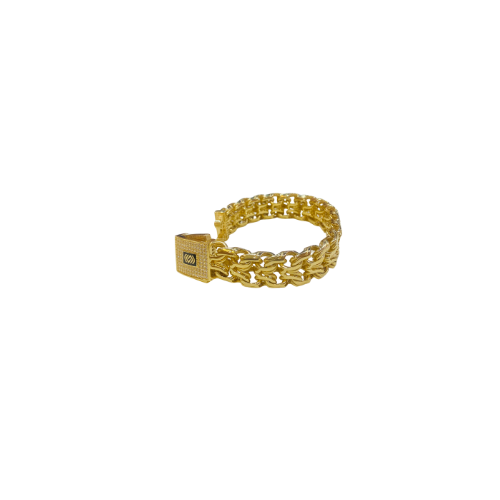 Bracelet Viking 16 mm x 21 cm en or 18 carats 47,20 g Luxor Superworld