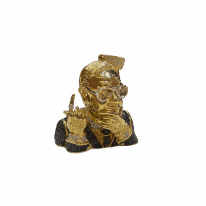 Pendentif personnage 3D 5 cm en or 18 carats 41,22 g Luxor Superworld