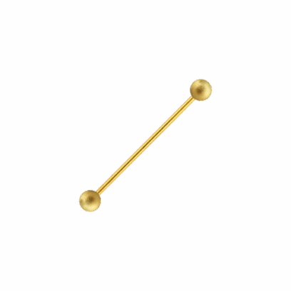 Piercing industriel 28 mm en or 18 carats 1,17 g Luxor Superworld