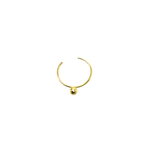 Piercing nez cercle avec boule en or 18 carats Luxor Superworld