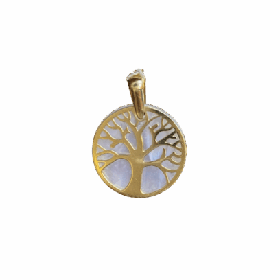 Pendentif Arbre de Vie nacré en or 18 carats 2,19 g Luxor Superworld