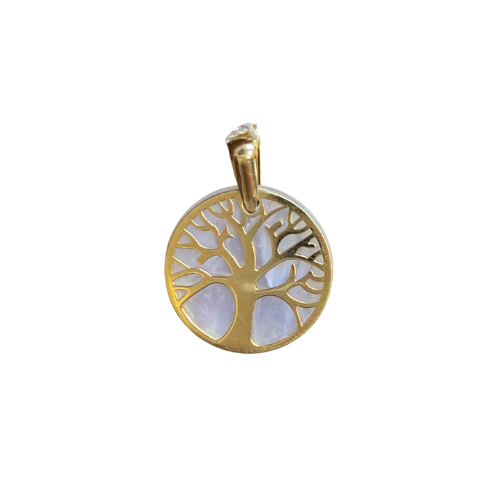 Pendentif Arbre de Vie nacré en or 18 carats 2,19 g Luxor Superworld