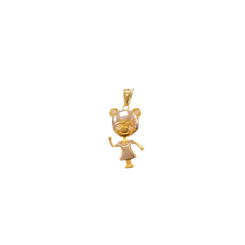 Pendentif Girl 1,8 cm en or 18 carats 1,13 g Luxor Superworld