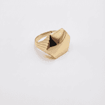 Chevalière Losange bombée taille 56 - Or 18 carats (750/1000e)